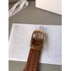 Dior 30 Montaigne 40MM Belt In Camel Calfskin