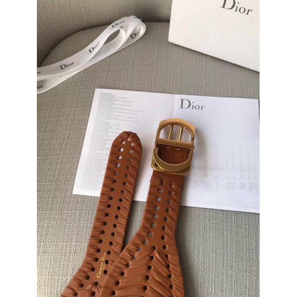Dior 30 Montaigne 40MM Belt In Camel Calfskin Dior 30 Montaigne 40MM Belt In Camel Calfskin