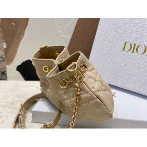 Dior Ammi Small Bag in Sand Pink Macrocannage Lambskin Dior Ammi Small Bag in Sand Pink Macrocannage Lambskin