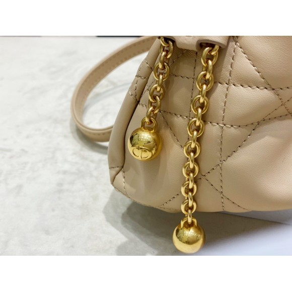 Dior Ammi Small Bag in Sand Pink Macrocannage Lambskin Dior Ammi Small Bag in Sand Pink Macrocannage Lambskin