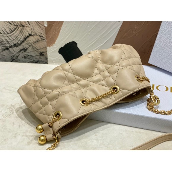 Dior Ammi Small Bag in Sand Pink Macrocannage Lambskin Dior Ammi Small Bag in Sand Pink Macrocannage Lambskin