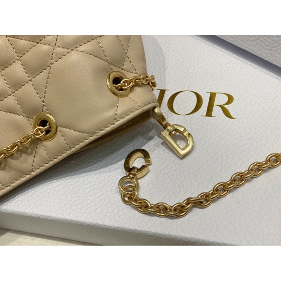Dior Ammi Small Bag in Sand Pink Macrocannage Lambskin Dior Ammi Small Bag in Sand Pink Macrocannage Lambskin