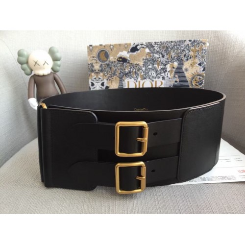 Dior D-Waist Belt 100MM In Black Smooth Calfskin Dior D-Waist Belt 100MM In Black Smooth Calfskin