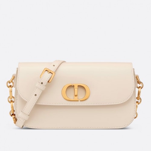 Dior 30 Montaigne Avenue Bag In White Box Calfskin Dior 30 Montaigne Avenue Bag In White Box Calfskin