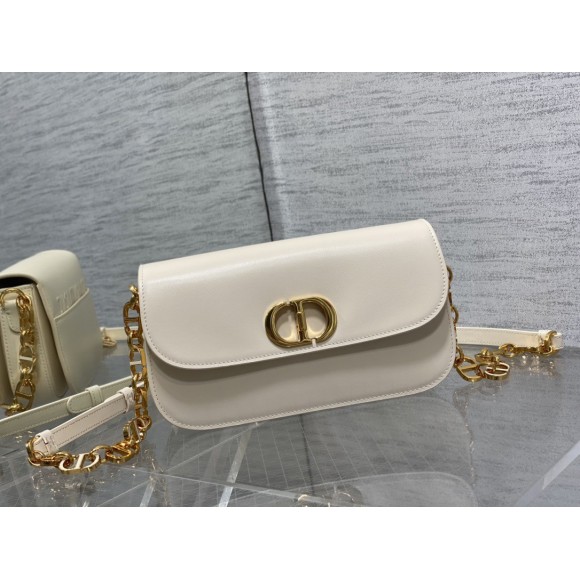 Dior 30 Montaigne Avenue Bag In White Box Calfskin Dior 30 Montaigne Avenue Bag In White Box Calfskin