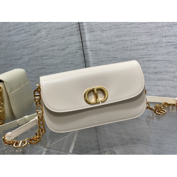 Dior 30 Montaigne Avenue Bag In White Box Calfskin Dior 30 Montaigne Avenue Bag In White Box Calfskin