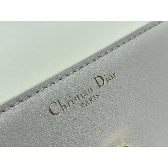 Dior 30 Montaigne Avenue Bag In White Box Calfskin Dior 30 Montaigne Avenue Bag In White Box Calfskin