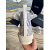 Dior Men's B23 High-top Sneakers In White and Purple Oblique Canvas