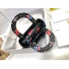 Dior Lady Dior Mini Bag in Black Calfskin with Pixel Zodiac Print