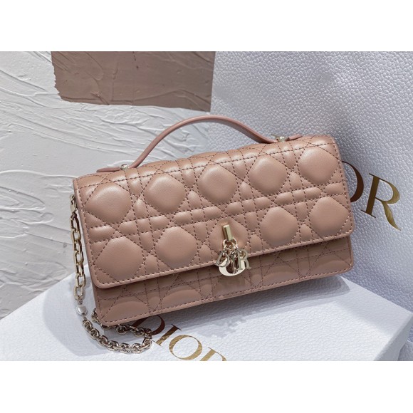 Dior Miss Dior Mini Bag In Poudre Cannage Lambskin Dior Miss Dior Mini Bag In Poudre Cannage Lambskin
