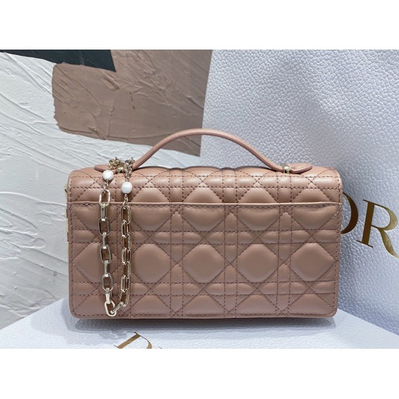 Dior Miss Dior Mini Bag In Poudre Cannage Lambskin Dior Miss Dior Mini Bag In Poudre Cannage Lambskin
