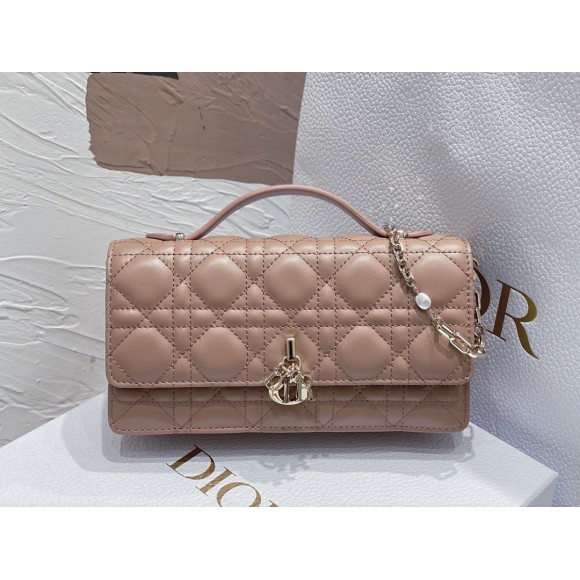 Dior Miss Dior Mini Bag In Poudre Cannage Lambskin Dior Miss Dior Mini Bag In Poudre Cannage Lambskin