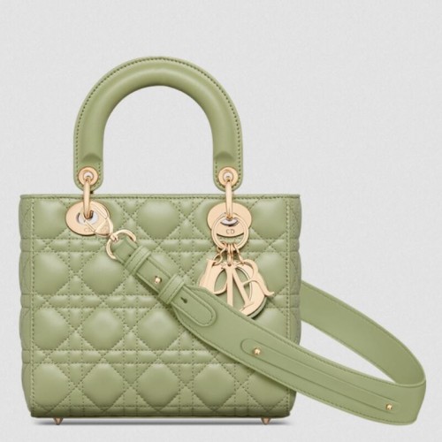 Dior Small Lady Dior My ABCDior Bag in Ethereal Green Lambskin Dior Small Lady Dior My ABCDior Bag in Ethereal Green Lambskin