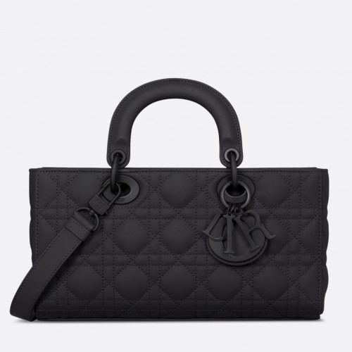 Dior Lady D-Joy Medium Bag in Black Ultramatte Calfskin Dior Lady D-Joy Medium Bag in Black Ultramatte Calfskin