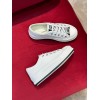 Dior Walk'n'Dior Platform Sneakers In White Embroidered Cotton