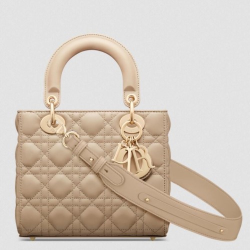Dior Small Lady Dior My ABCDior Bag in Sand Lambskin Dior Small Lady Dior My ABCDior Bag in Sand Lambskin