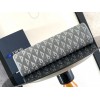 Dior Safari Tote Bag in Grey CD Diamond Canvas