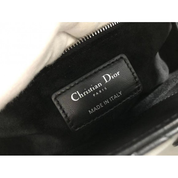 Dior Lady Dior Medium Bag In Noir Cannage Lambskin Dior Lady Dior Medium Bag In Noir Cannage Lambskin