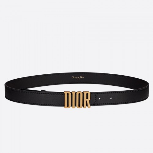 Dior D-Fence 30MM Belt In Black Calfskin Dior D-Fence 30MM Belt In Black Calfskin