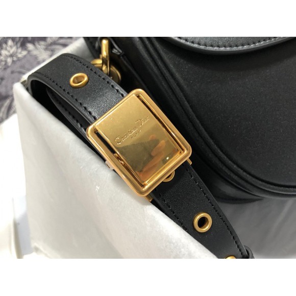 Dior Bobby Medium Bag In Black Box Calfskin Dior Bobby Medium Bag In Black Box Calfskin