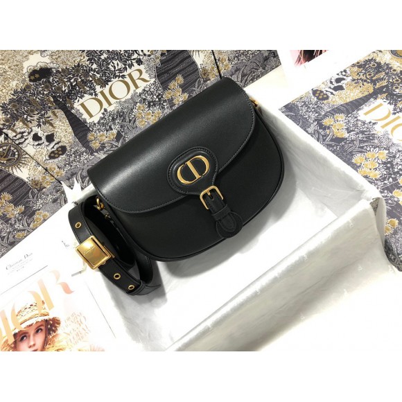 Dior Bobby Medium Bag In Black Box Calfskin Dior Bobby Medium Bag In Black Box Calfskin
