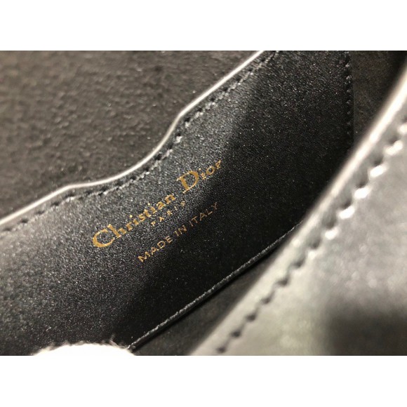 Dior Bobby Medium Bag In Black Box Calfskin Dior Bobby Medium Bag In Black Box Calfskin