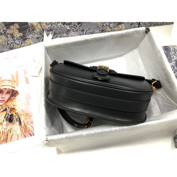 Dior Bobby Medium Bag In Black Box Calfskin Dior Bobby Medium Bag In Black Box Calfskin
