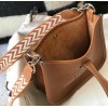 Hermes Evelyne III Mini Bag In Gold Clemence Leather