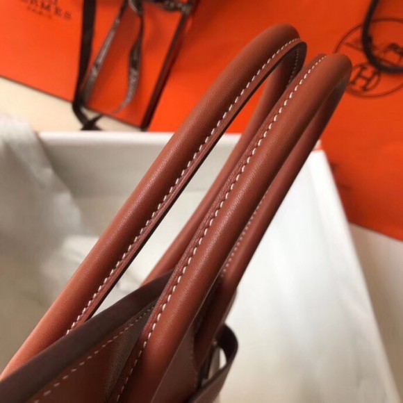 Hermes Birkin 35 Bag in Toile Canvas With Barenia Leather Hermes Birkin 35 Bag in Toile Canvas With Barenia Leather
