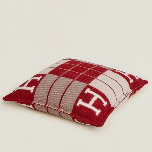 Hermes Red Small Avalon III Pillow Cover Hermes Red Small Avalon III Pillow Cover