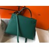 Hermes Kelly 32cm Sellier Bag in Malachite Epsom Calfskin GHW
