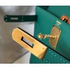 Hermes Kelly 32cm Sellier Bag in Malachite Epsom Calfskin GHW