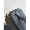 Prada Mini Vanity Bag in Black Grained Leather