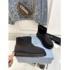 Prada Booties in Black Nylon Fabric