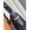 Prada Arque Shoulder Bag in Black Leather