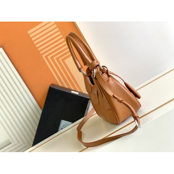 Prada Moon Bag in Caramel Padded Nappa Leather Prada Moon Bag in Caramel Padded Nappa Leather
