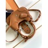 Prada Moon Bag in Caramel Padded Nappa Leather