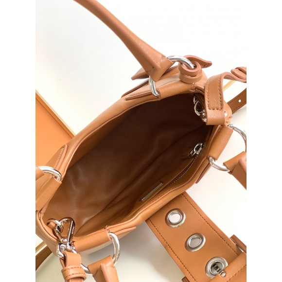 Prada Moon Bag in Caramel Padded Nappa Leather Prada Moon Bag in Caramel Padded Nappa Leather