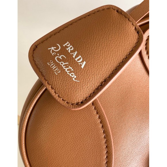 Prada Moon Bag in Caramel Padded Nappa Leather Prada Moon Bag in Caramel Padded Nappa Leather