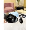 Prada Heeled Sandals 75mm in Black Brushed Leather