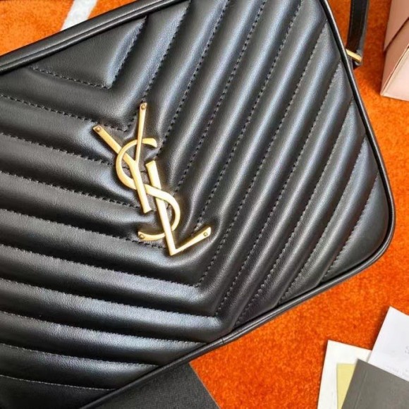 Saint Laurent Lou Camera Bag In Black Quilted Leather Saint Laurent Lou Camera Bag In Black Quilted Leather