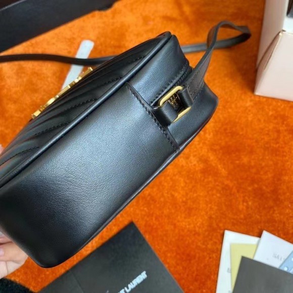 Saint Laurent Lou Camera Bag In Black Quilted Leather Saint Laurent Lou Camera Bag In Black Quilted Leather