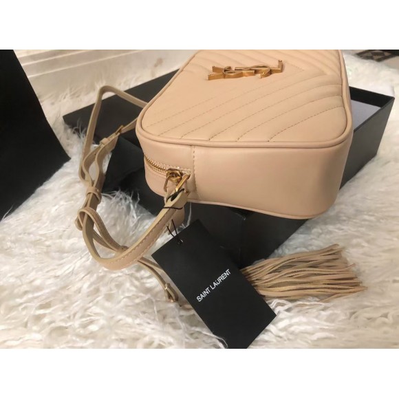 Saint Laurent Lou Camera Bag In Beige Quilted Leather Saint Laurent Lou Camera Bag In Beige Quilted Leather