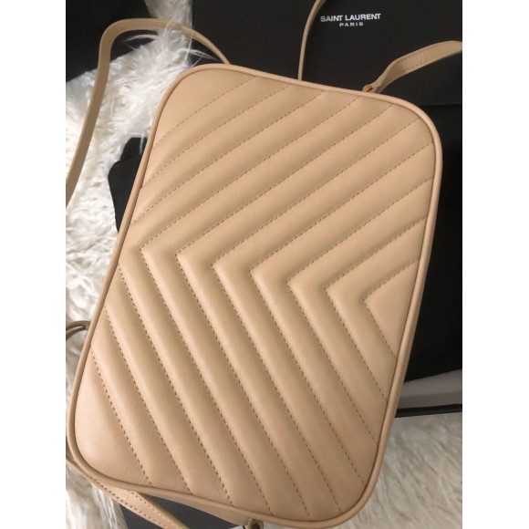 Saint Laurent Lou Camera Bag In Beige Quilted Leather Saint Laurent Lou Camera Bag In Beige Quilted Leather