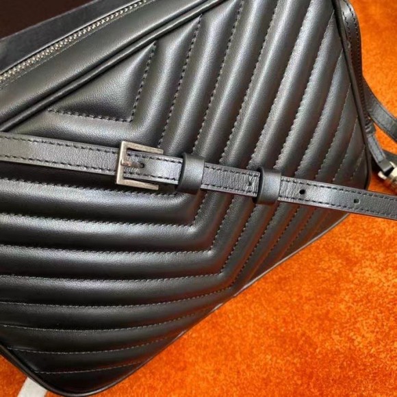Saint Laurent Lou Camera Bag In Noir Quilted Leather Saint Laurent Lou Camera Bag In Noir Quilted Leather