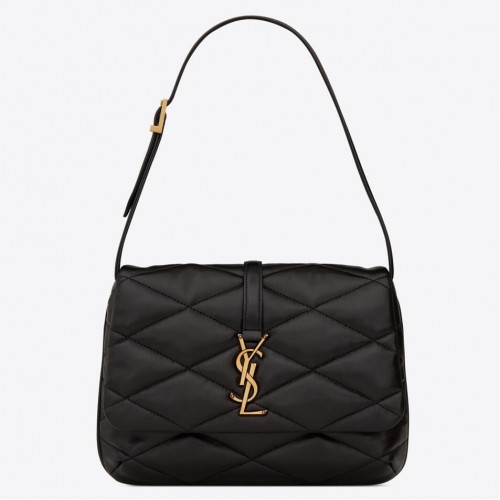 Saint Laurent Le 57 Hobo Bag in Black Quilted Lambskin Saint Laurent Le 57 Hobo Bag in Black Quilted Lambskin