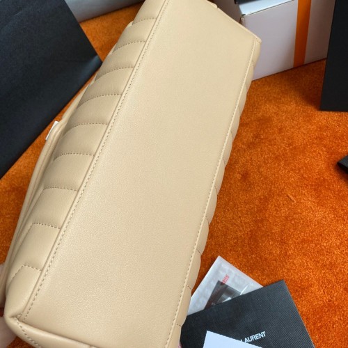 Saint Laurent LouLou Medium Chain Bag In Poudre Quilted Calfskin Saint Laurent LouLou Medium Chain Bag In Poudre Quilted Calfskin